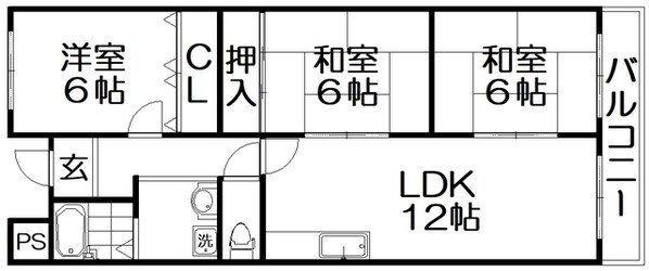 ブランシュメゾンの物件間取画像